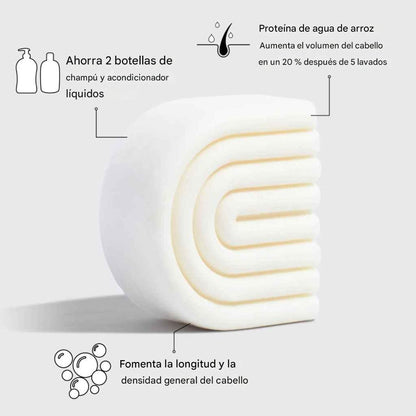 Barra  Champú y Acondicionador Agua de Arroz